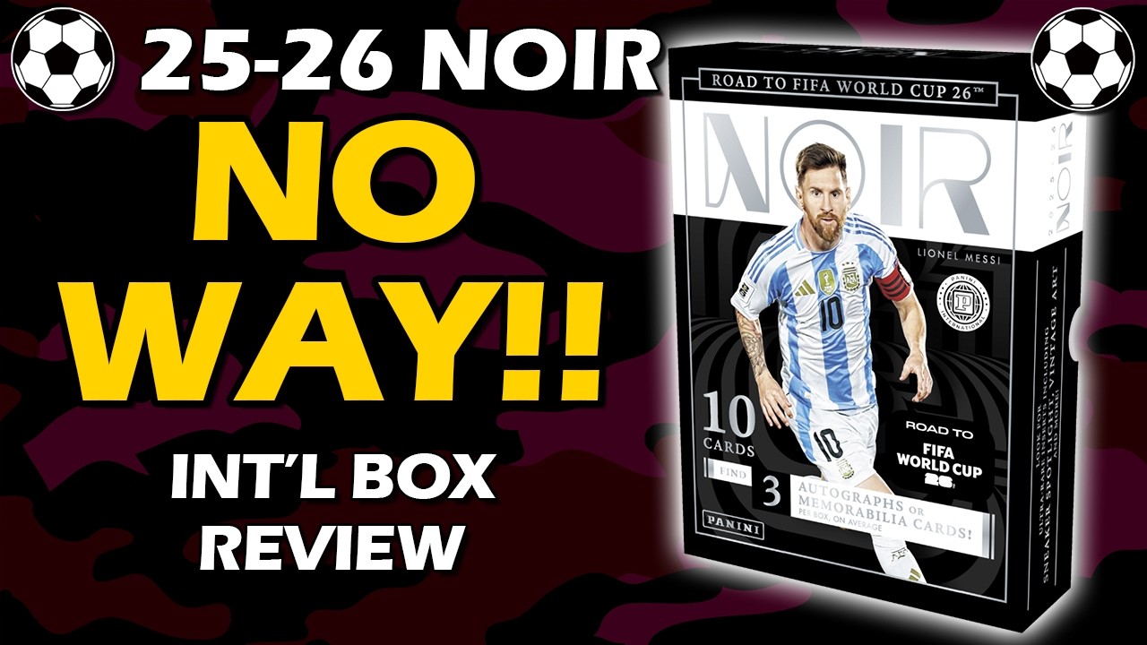 2025-26 Panini Noir Road to FIFA World Cup Soccer International 