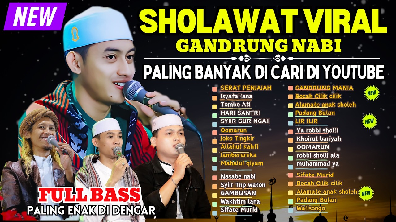SHOLAWAT NABI MUHAMMAD SAW TERBARU 2026 MERDU  BIKIN HATI SEJUK | LAGU SHOLAWAT HADROH GANDRUNG NABI