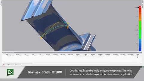 Geomagic Control X  Airfoil Analysis