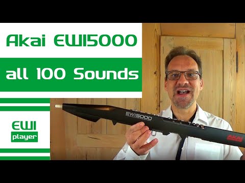 EWI5000 | Soundbeispiele zu allen 100 Sounds des Akai EWI 5000