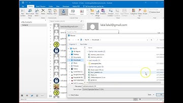 Exporting Outlook Contacts and Importing them to Google
