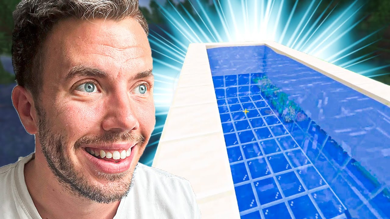 ÉPÍTETTEM EGY INFINITY POOLT A MINECRAFTBAN! - MINECRAFT 24