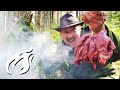 Wie du im Wald episches Fleisch räucherst & grillst ASMR Style 🔥🔥🔥