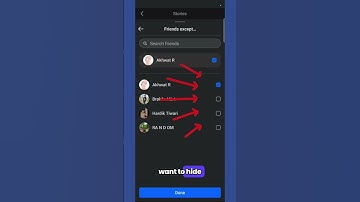 How to hide story from some people in Facebook VEED