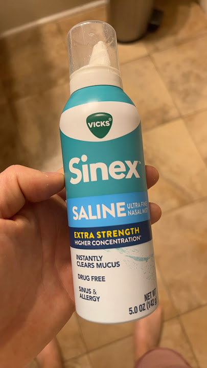 BEST for a Stuffy Nose 👃! (Vicks Sinex Extra Strength Nose Spray) #Allergies #sinusitistreatment