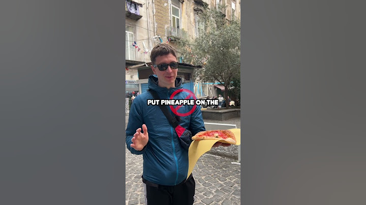 Asking for Pineapple on Pizza in Naples