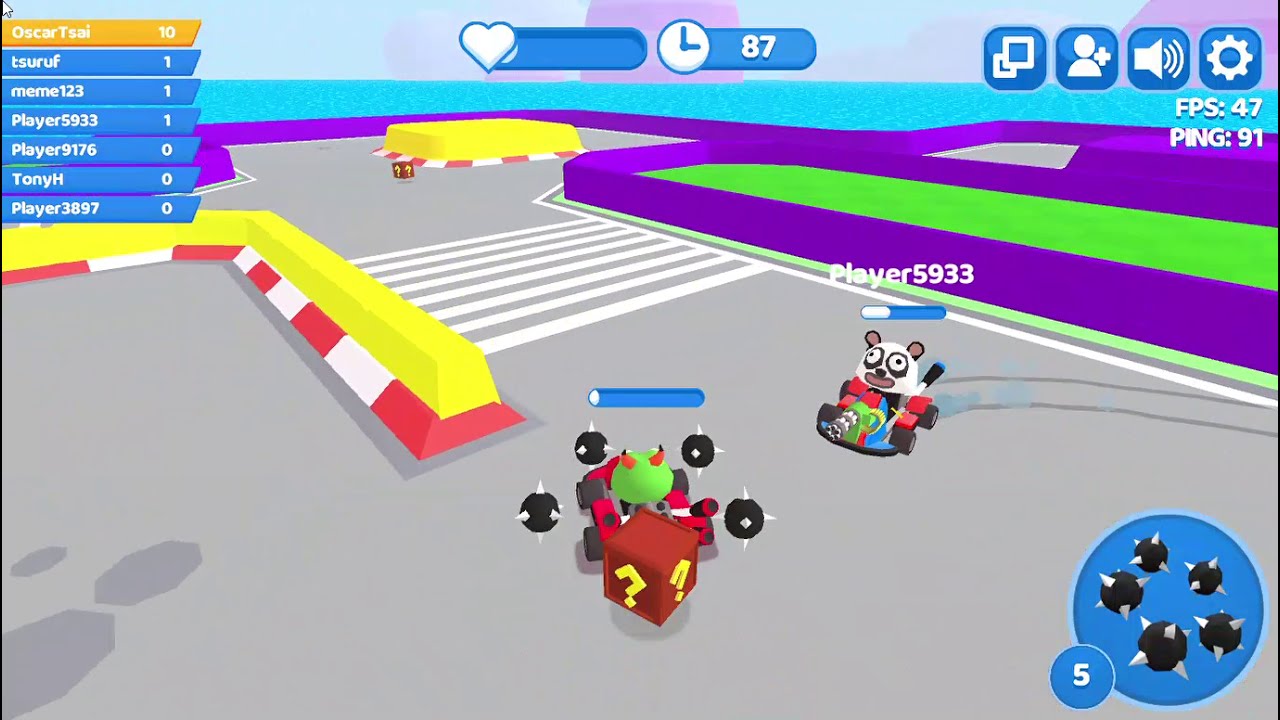 SmashKarts Official Trailer - A multiplayer online battle arena game with  Karts. 