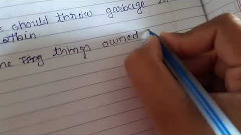 STD 2 / EVS / 4. CLEANLINESS AROUND US / EXERCISE / HITESWI MA