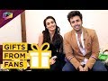 Surbhi jyoti and pearl v puri receive gifts from their fans  exclusive  india forums