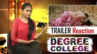 Degree College Movie Trailer Reaction | Latest Telugu Movie Trailers 2019 | Varun | Divya Rao Degree College Movie Trailer Reaction | Latest Telugu Movie Trailers 2019 | Varun | Divya Rao