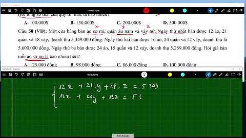 MỘT SỐ BÀI TOÁN LOGIC TRONG ĐỀ THI ĐGNL - P1