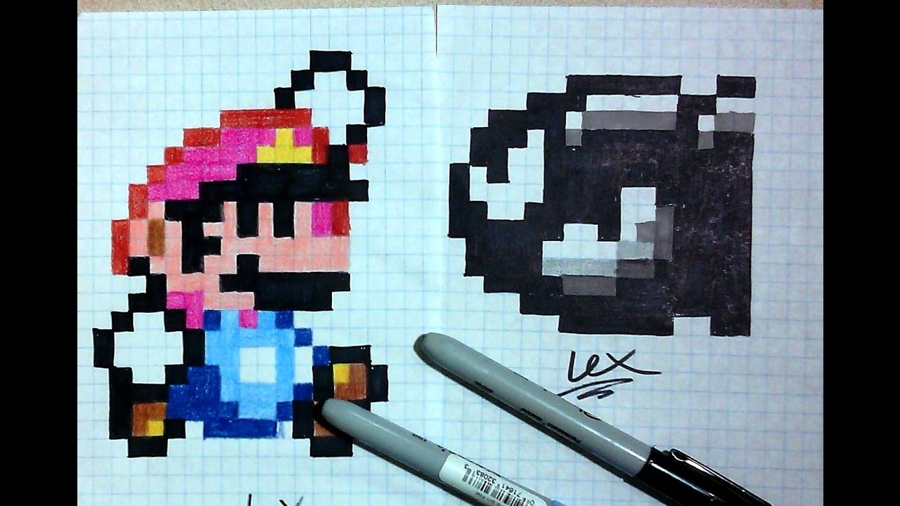 MARIO BROS / Mario pixel - YouTube