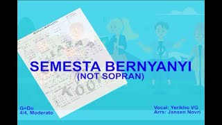 Koor Semesta Bernyanyi Berlatih Not Sopran