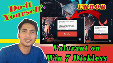 DISKLESS SETUP | How to install Valorant, Fix on Windows 7 Diskless Setup | Tagalog