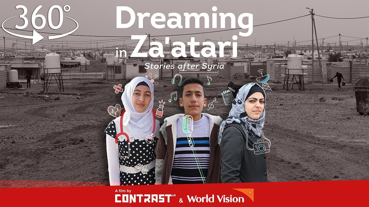 أحلام من مخيم الزعتري.. قصص شبان سوريين يعرضونها بتقنية 360 درجة