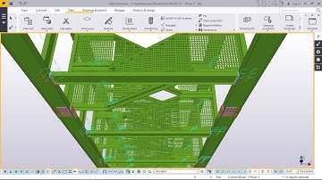How to manually Create Staircase Tower | Tekla Structures