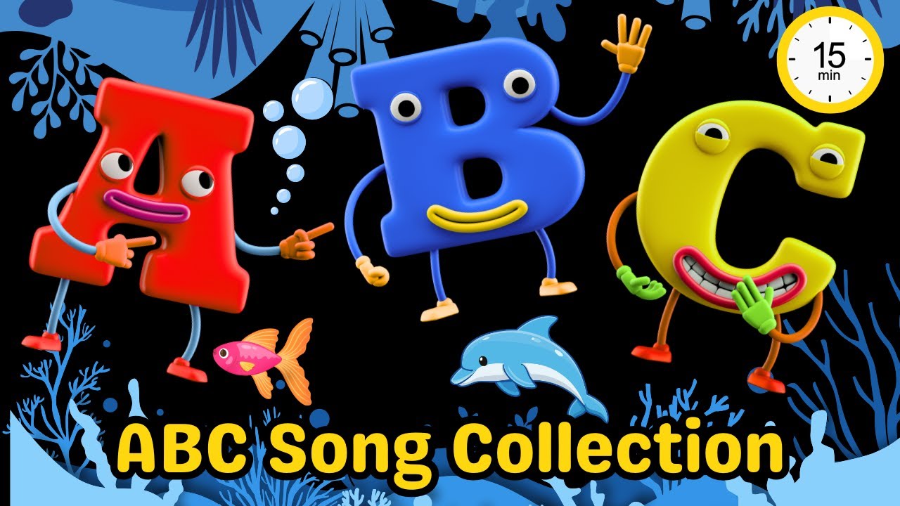 ABCD Alphabet Song for Kids! Learn ABCD Song A–Z |Learning Videos for ...