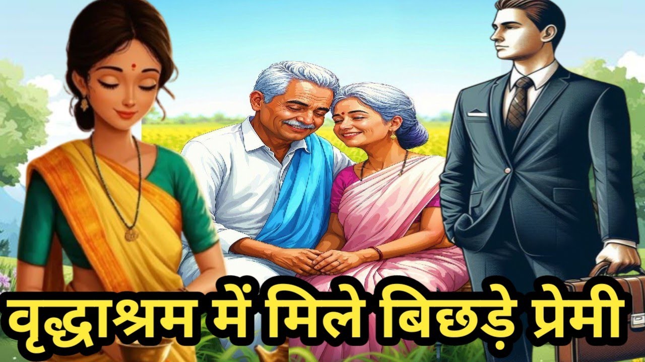 जीने की चाहत/वृद्धाश्रम में मिले बिछुडे छुए प्रेमी/एक अनोखी प्रेम कहानी#vridhashram@anisanskroti01