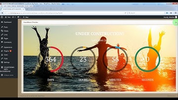 Countdown with background - how to create a countdown for your website