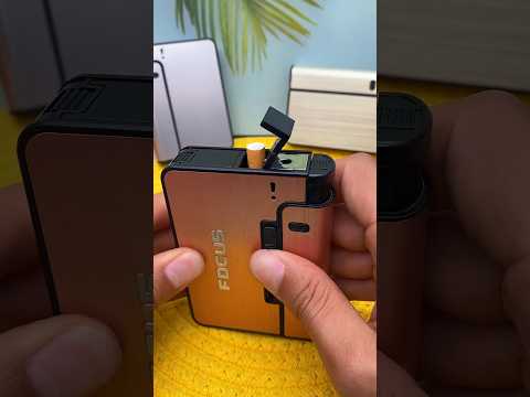 Cigarette Case With Lighter Case Cigarettecase Mensgifts Smokingaccessories