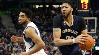 Anthony Davis & Karl-Anthony Towns Duel in Minnesota | 02.10.17