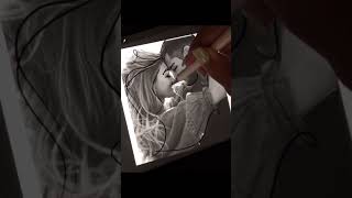 Minimal One Line Drawings of Faces Using the Apple iPad Pro and ProCreate App