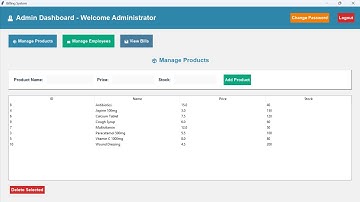 Python Billing System Using Tkinter & MySQL | Full Project With Admin & Employee Login