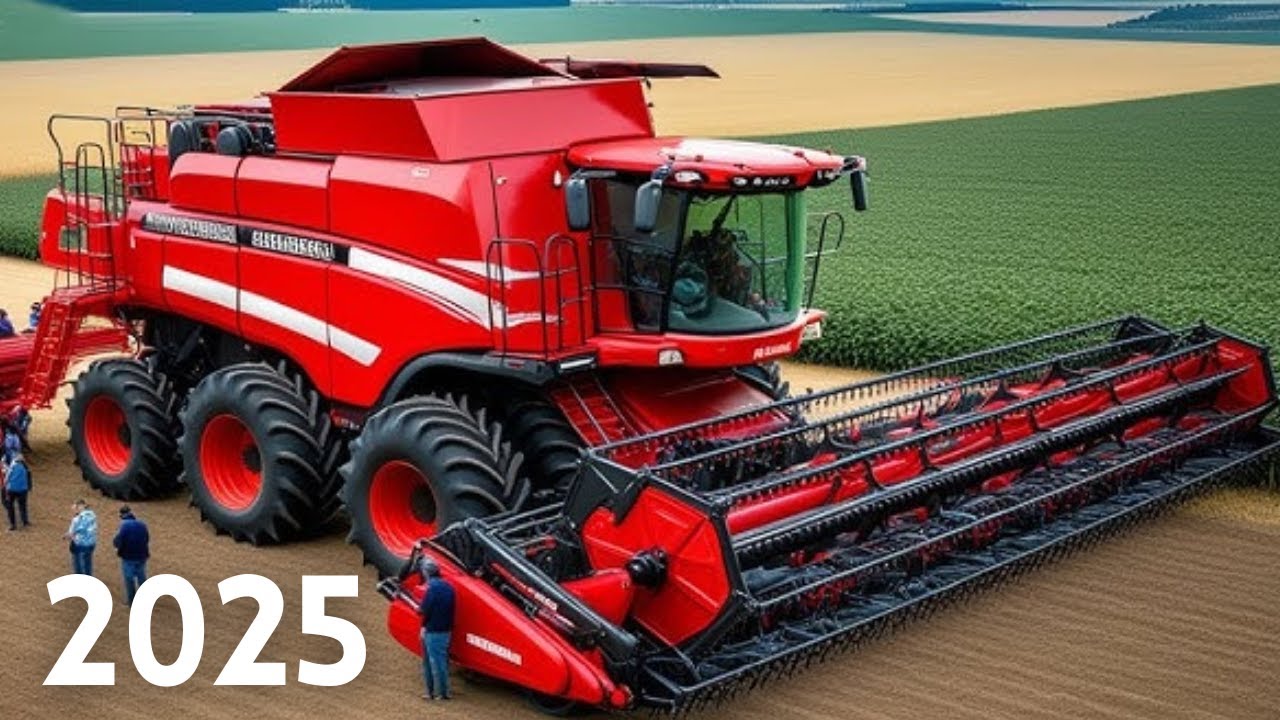 AS COLHEITADEIRAS MAIS POPULARES, GRANDES E POTENTES DO MUNDO, 2025