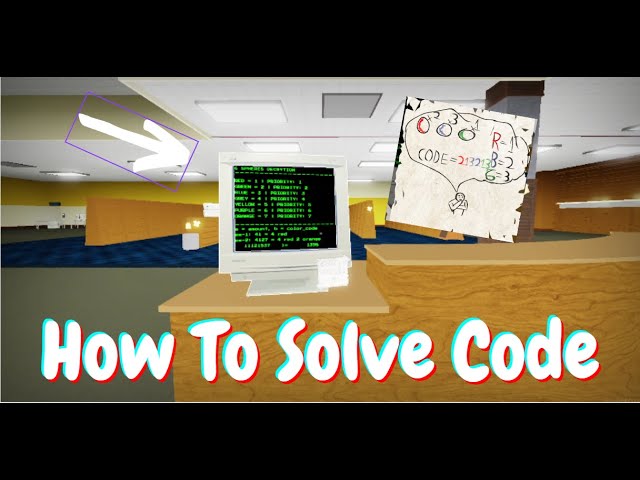 Roblox: How to Solve Color Code in Apeirophobia Level 7
