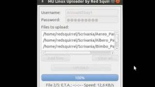 MU Linux Uploader by Red Squirrel screenshot 3