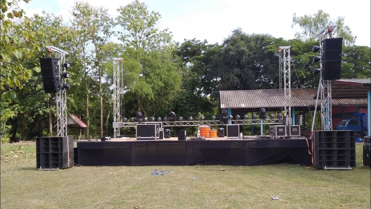 เครื่องเสียงกลางแจ้ง เวทีกลางแจ้ง ลำโพงกลางแจ้ง  งานแต่ง #คอนสาร | Is life  me