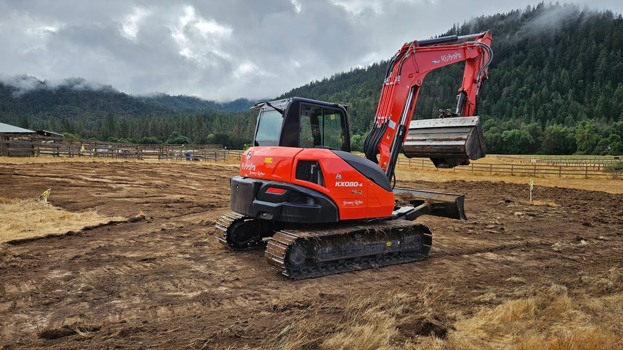 Stripping with the Kubota KX 080 4