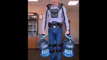This exoskeleton will allow you to lift heavy objects with ease