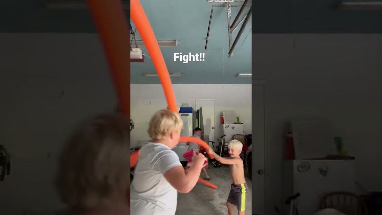 Pool noodle FIGHT!! YouTube