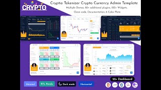 Crypto Tokenizer UI Interface Responsive Bootstrap 5