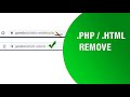 ✅Remove PHP Extension | Remove HTML Extension| Hide PHP Extension| Hide HTML Extension| Friendly URL