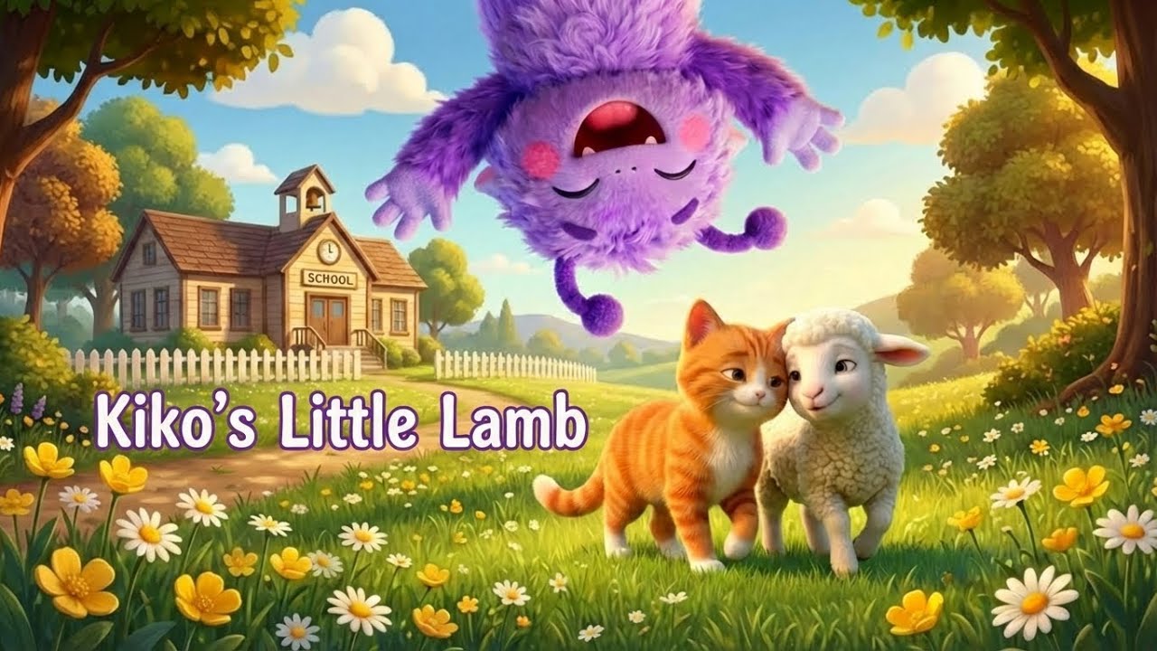 Kiko's Little Lamb | Mary Had A Little Lamb Reimagined | Kikos Friendship Story | Calm Kids Learning