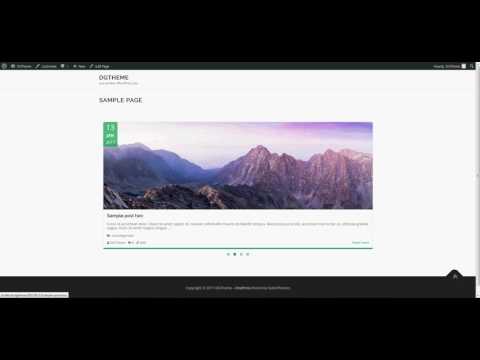 DGTheme ShortCodes - posts carousel