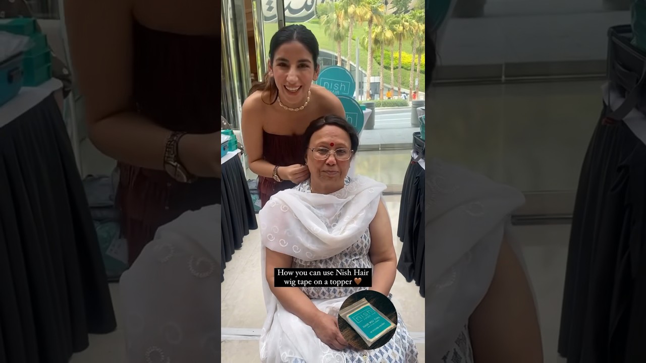 No clips? No problem! Our double-sided wig tape makes it easy to attach your hair topper or wig.