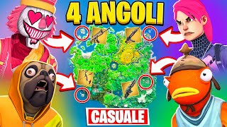4 ANGOLI DELLA MAPPA CON LE ARMI MITICHE! - FORTNITE *CHALLENGE* screenshot 4