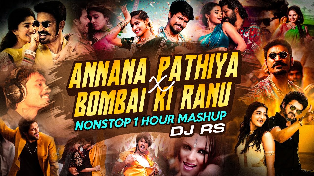 Bombai Ki Ranu Tapori Mashup | DJ RS | Run It UP | O Pilaga Venkatesh | 1 Hour NonStop Mix