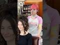 This French Girl Became a Tokyo Gyaru 🇯🇵💖 #barber #transformation #hairstyling