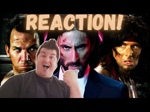 John Wick vs John Rambo vs John McClane Reaction! (Epic Rap Battles Of History)