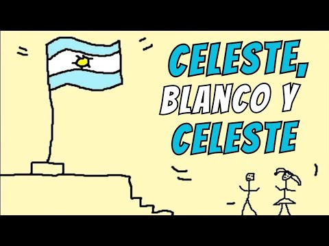 CELESTE, BLANCO Y