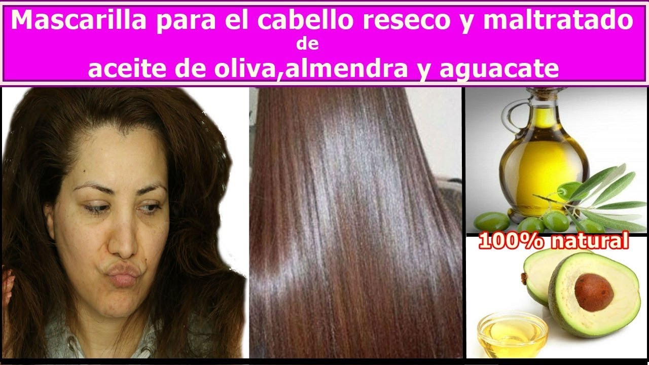 asistencia exageración sátira mascarilla para el cabello seco y maltratado ,con aguacate,(repara el  cabello al instante) - YouTube