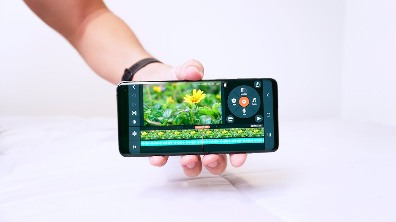 Como editar videos con celular - Gratis usando KineMaster - Tutorial 4K