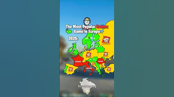 The Most Popular Roblox Game In Europe (2025 vs 2017) #map #mapper #mapping #geography #history