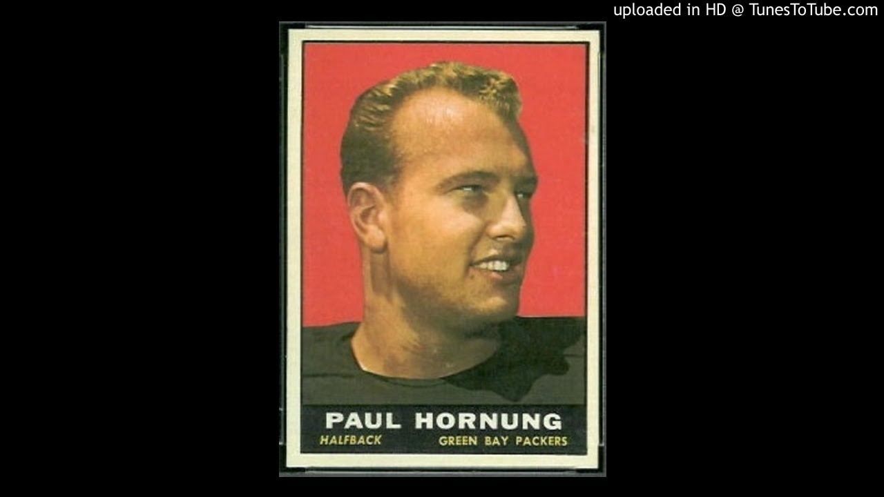 Paul Hornung the Packer Sweep - YouTube