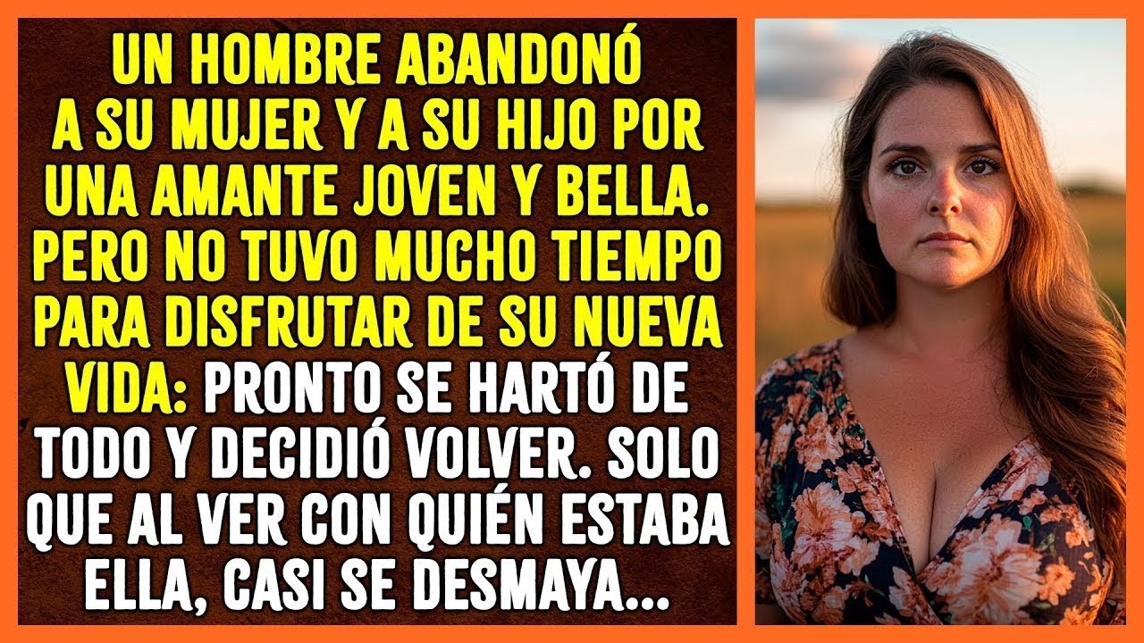 Dejó a su esposa e hijo por una bella amante, pero no alcanzó a disfrutarlo...