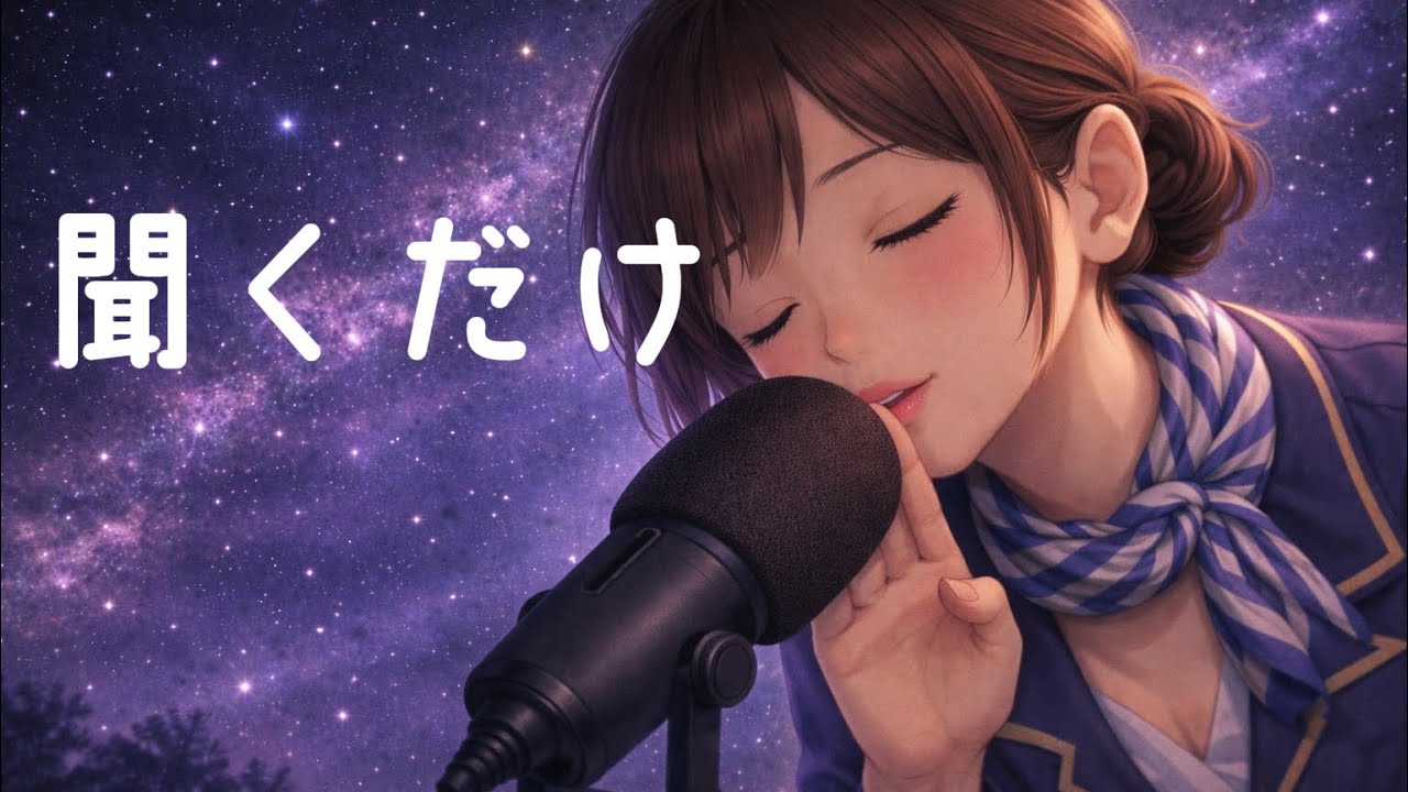 【ASMR】脳が溶けるオノマトペで寝落ち。近い距離で囁き♡睡眠導入